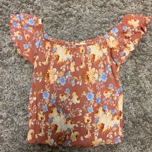 Floral Off-the-Shoulder Top